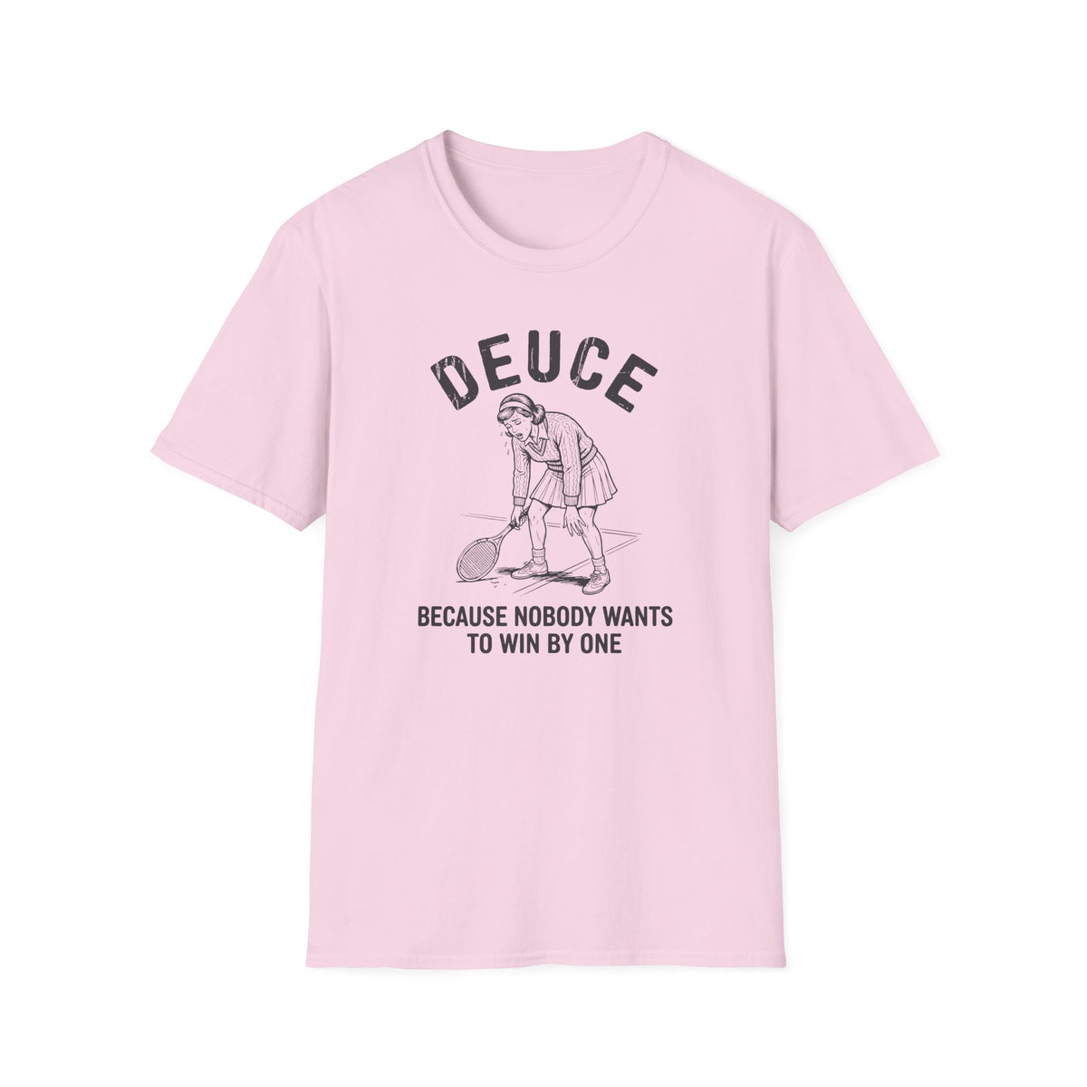 Deuce Tired Woman Tennis T-Shirt