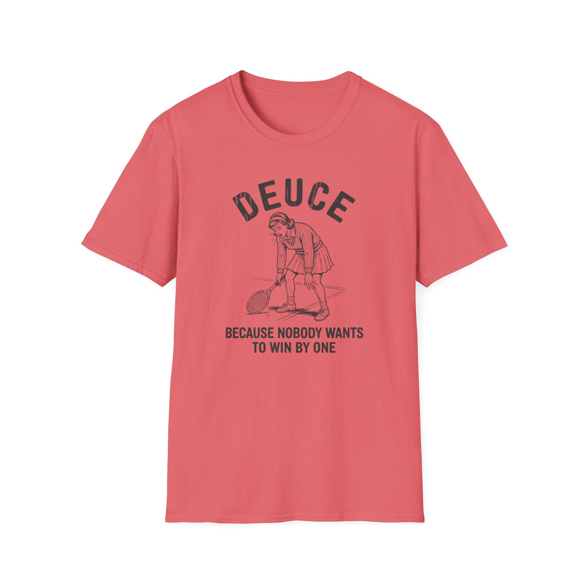 Deuce Tired Woman Tennis T-Shirt