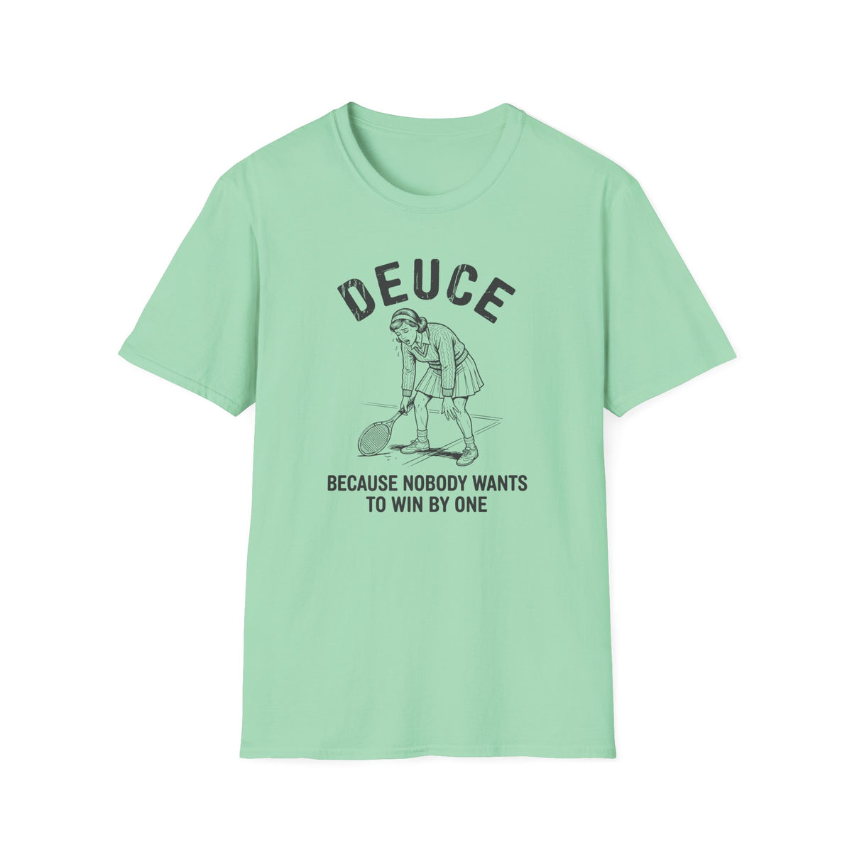 Deuce Tired Woman Tennis T-Shirt