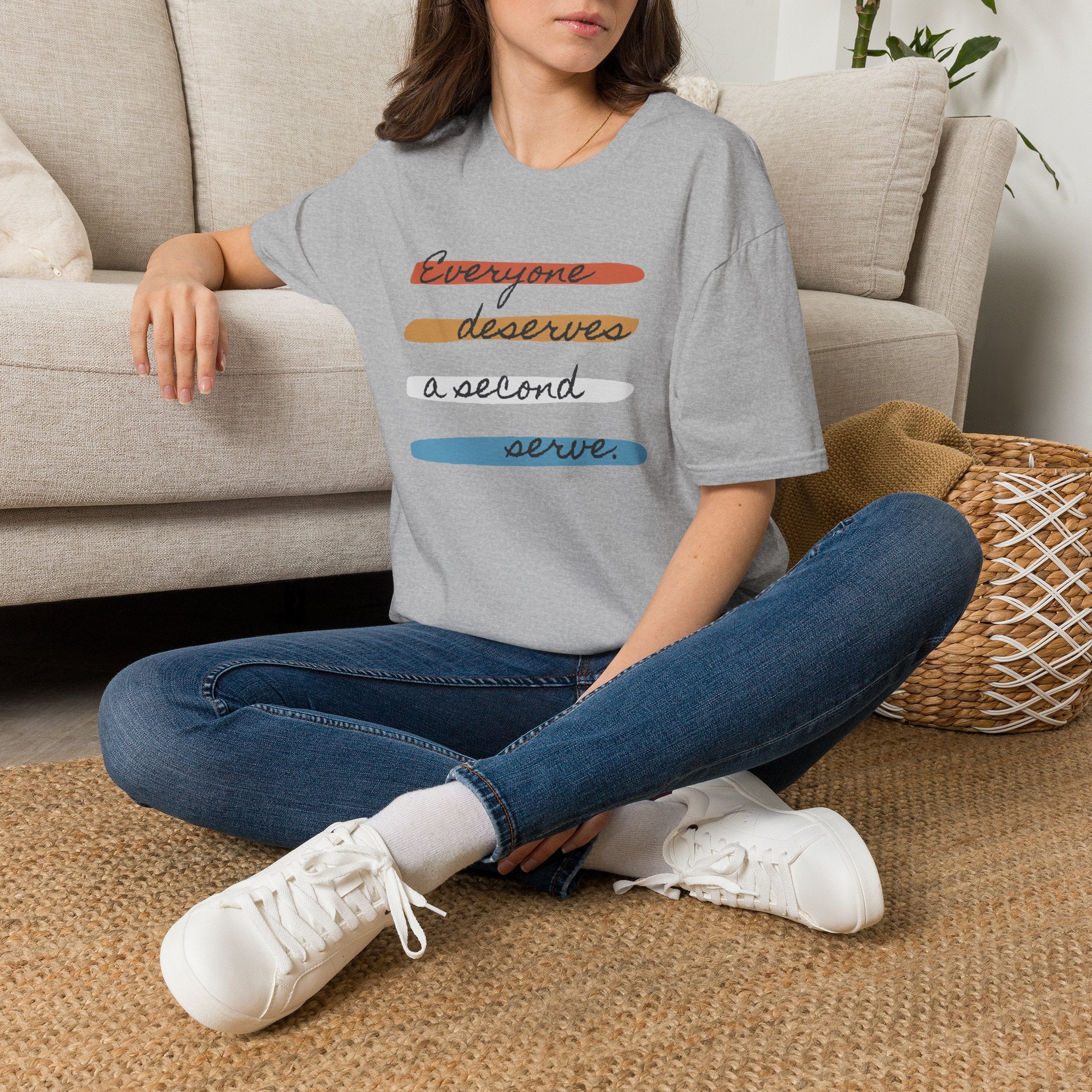 Everyone Deserves Second Serve Tennis T-Shirt