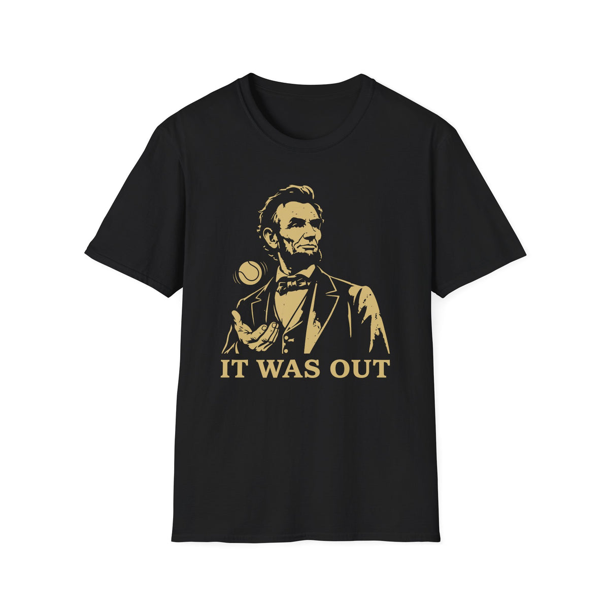 Honest Abe Lincoln Tennis T-Shirt