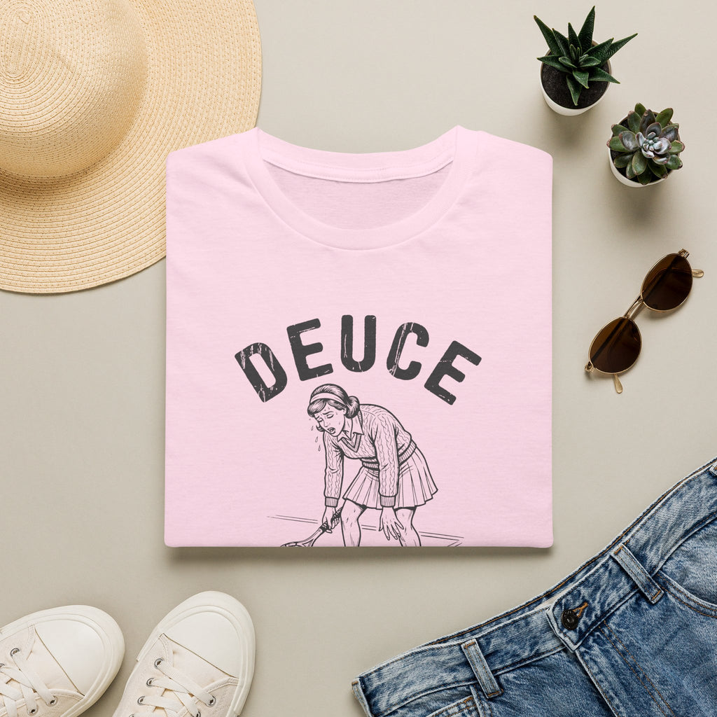 Deuce Tired Woman Tennis T-Shirt