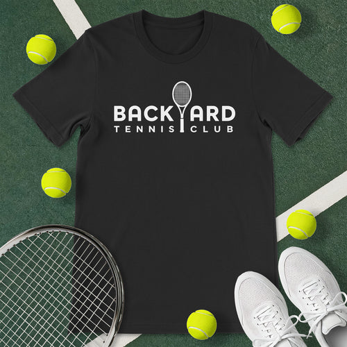 Backyard Tennis Club Center Logo T-Shirt