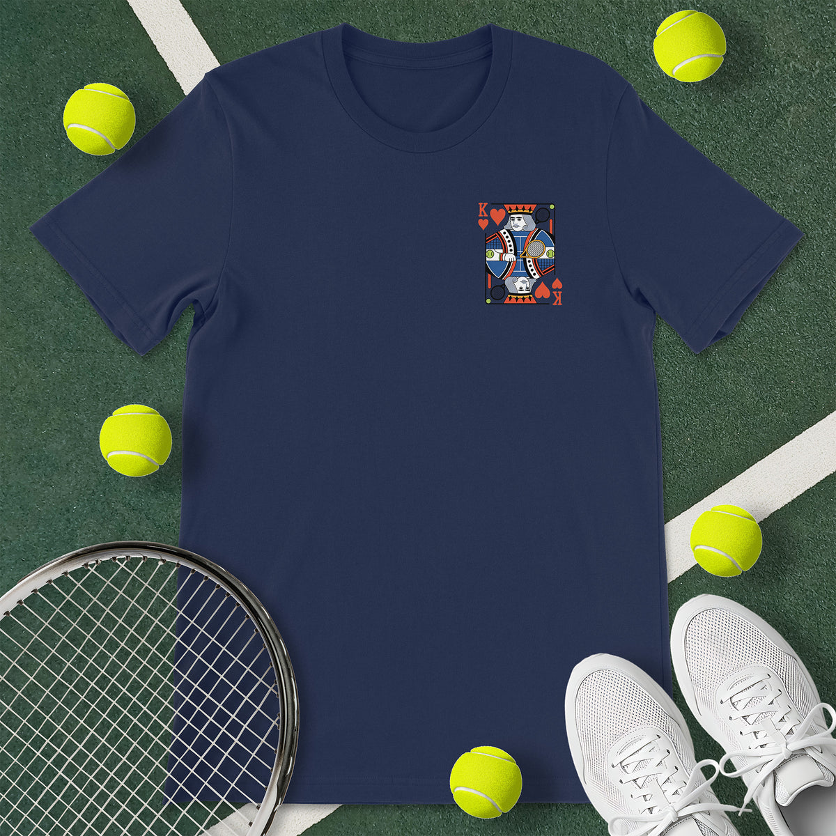 King Card Tennis T-Shirt