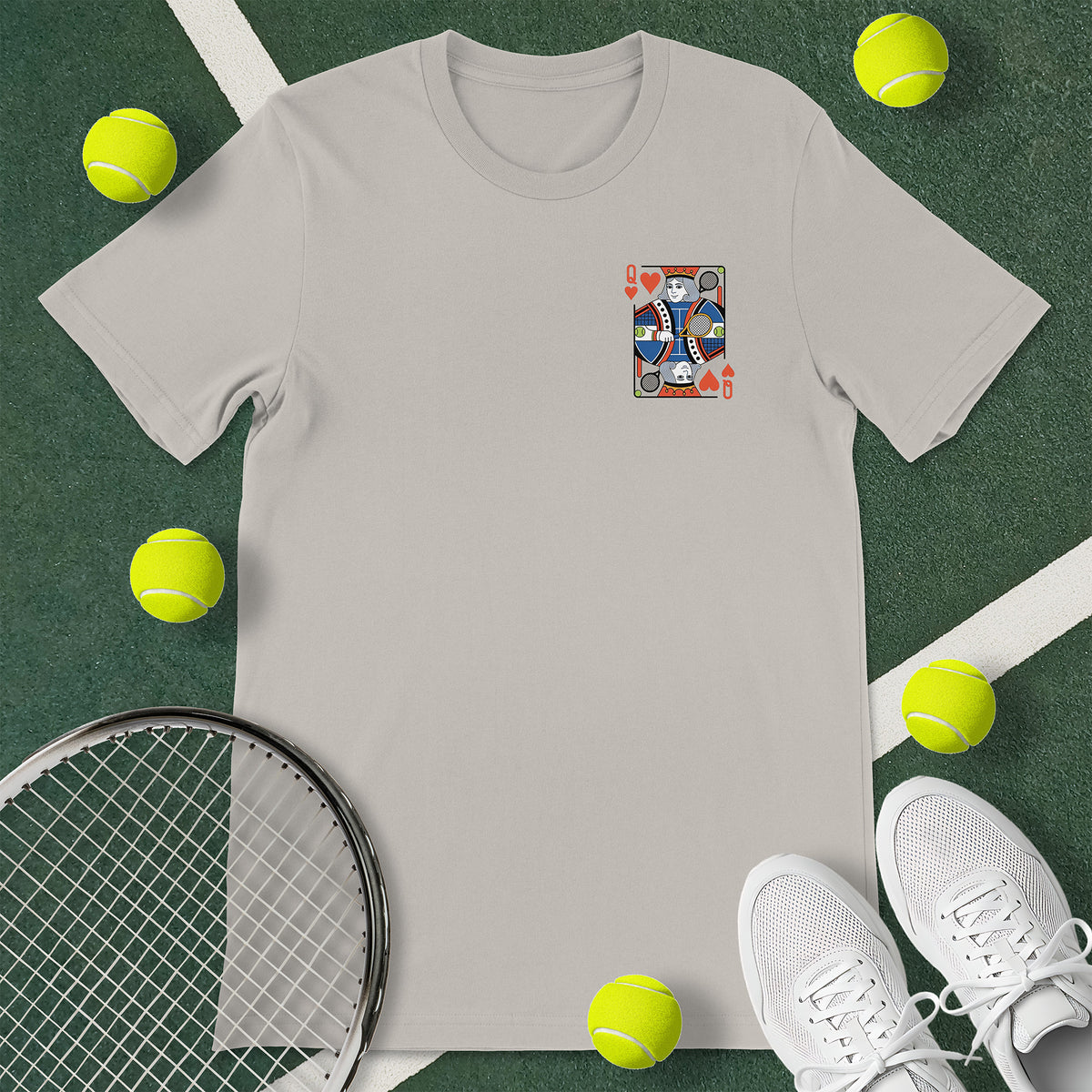 Queen Card Tennis T-Shirt