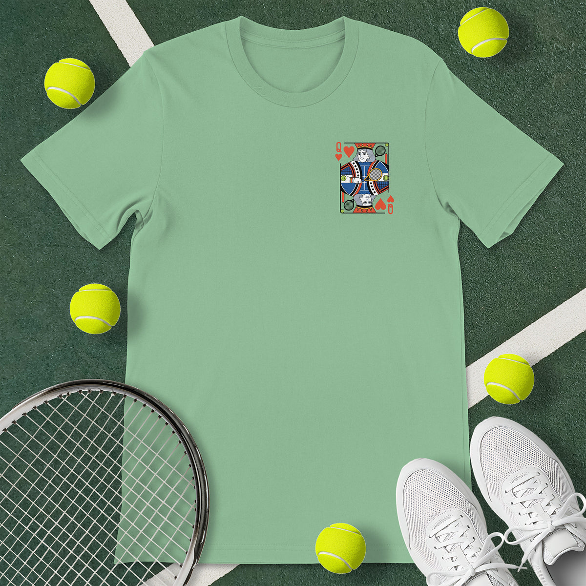 Queen Card Tennis T-Shirt
