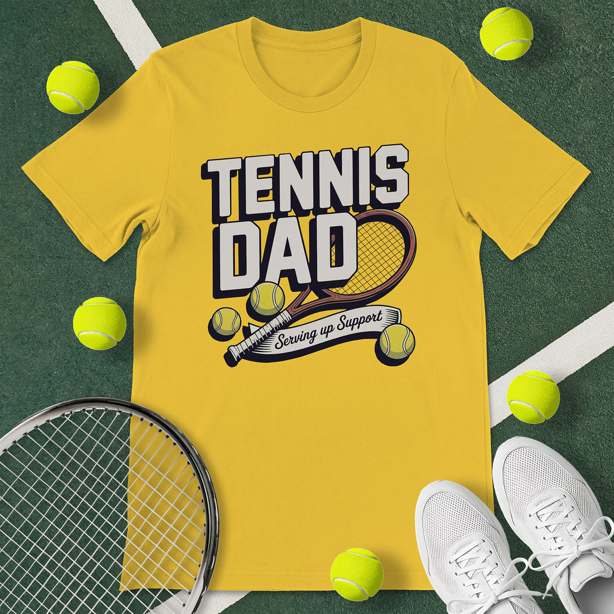 Tennis Dad Support T-Shirt
