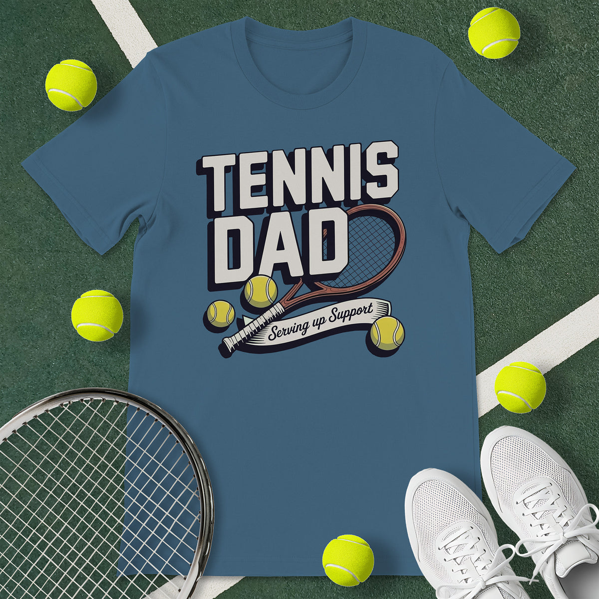 Tennis Dad Support T-Shirt