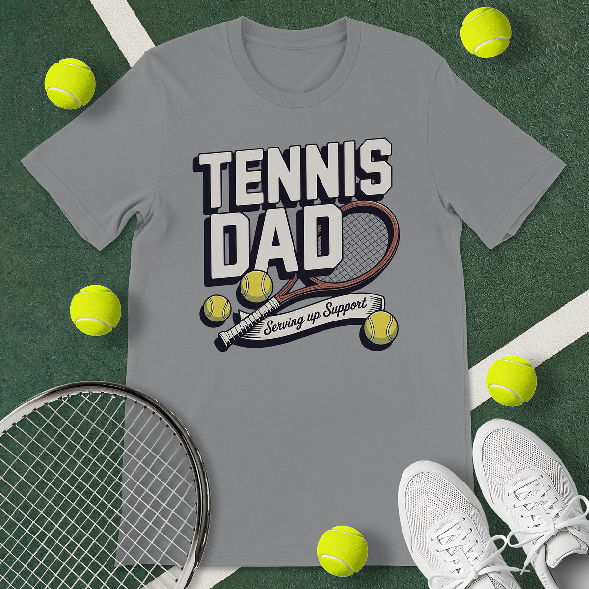 Tennis Dad Support T-Shirt