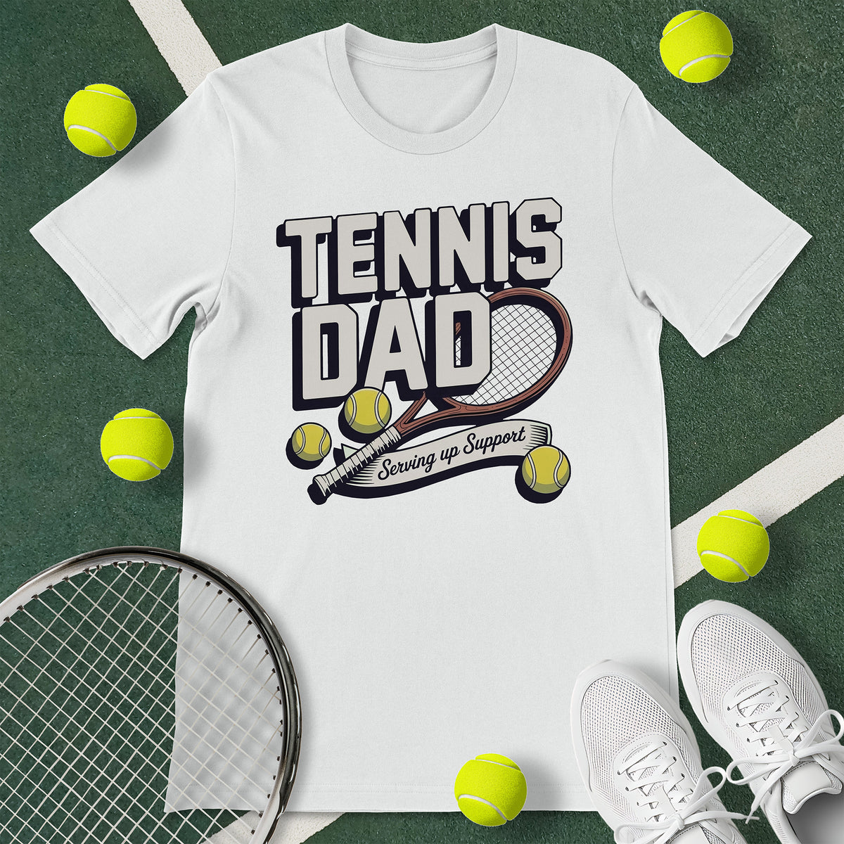 Tennis Dad Support T-Shirt