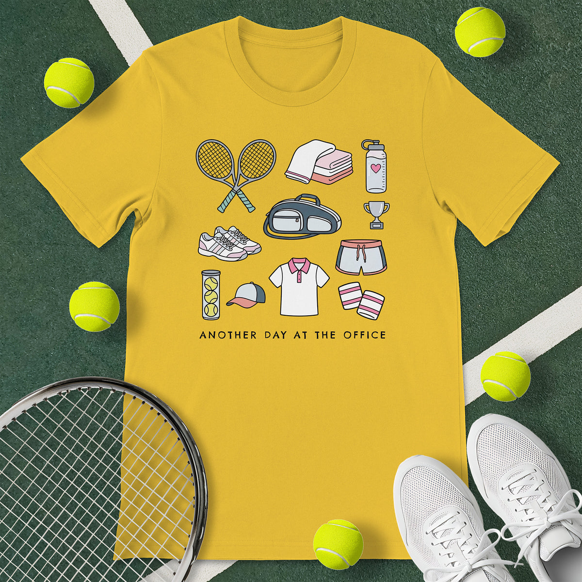 Another Day In The Office Women Tennis T-Shirt