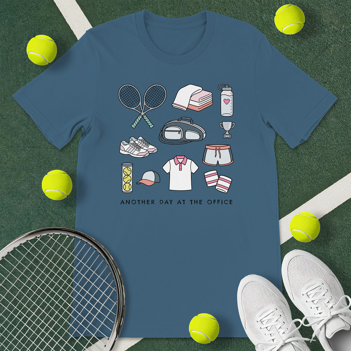 Another Day In The Office Women Tennis T-Shirt