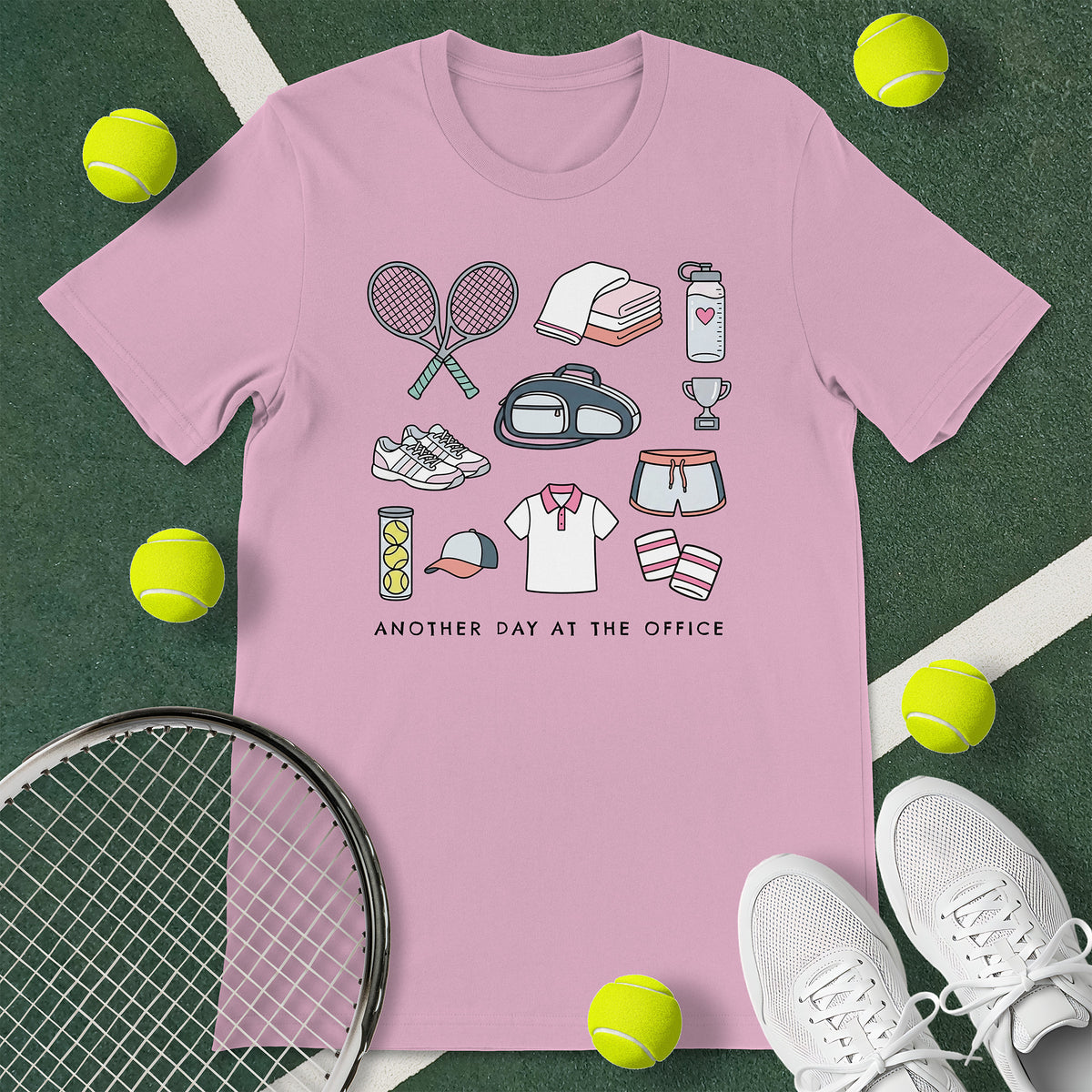 Another Day In The Office Women Tennis T-Shirt