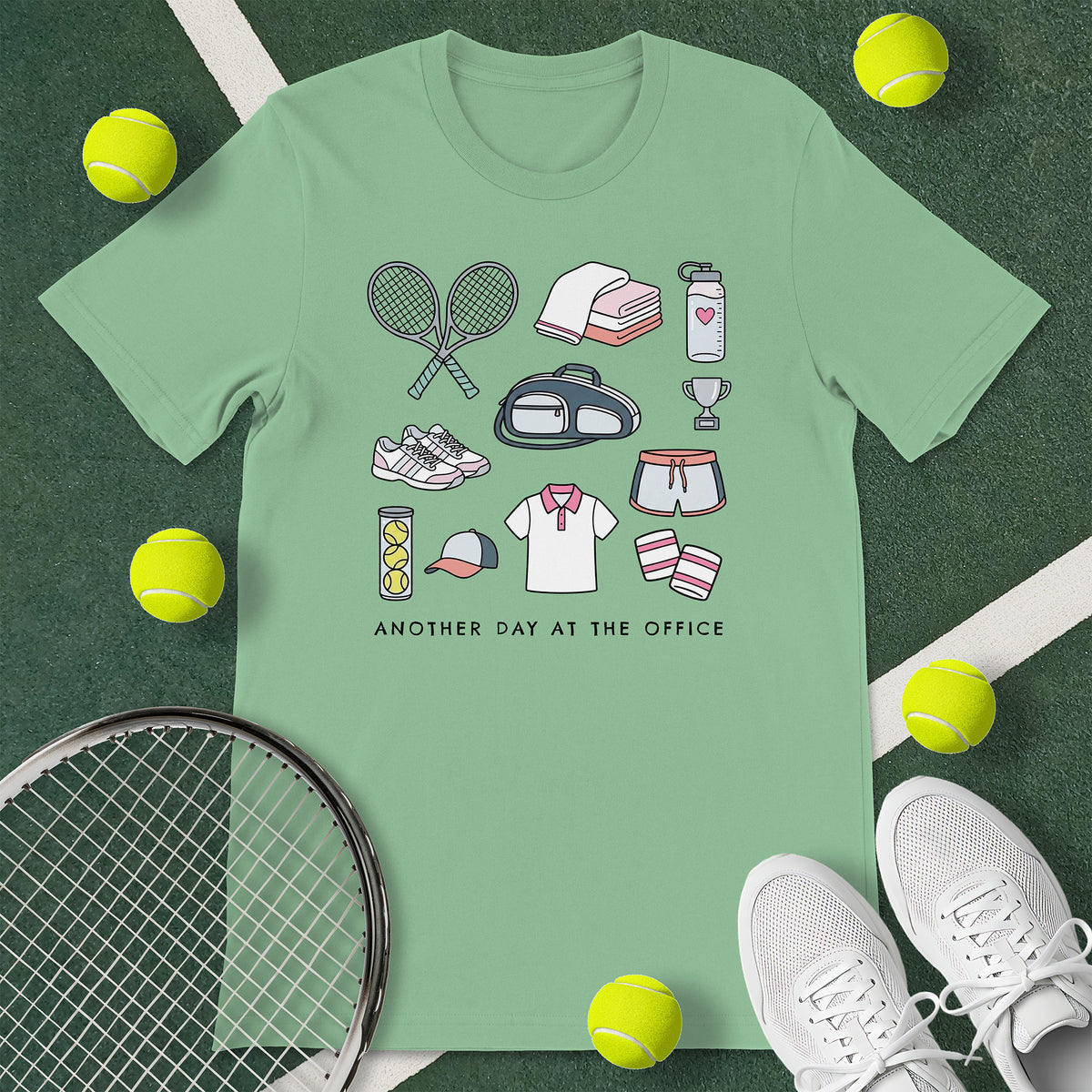 Another Day In The Office Women Tennis T-Shirt