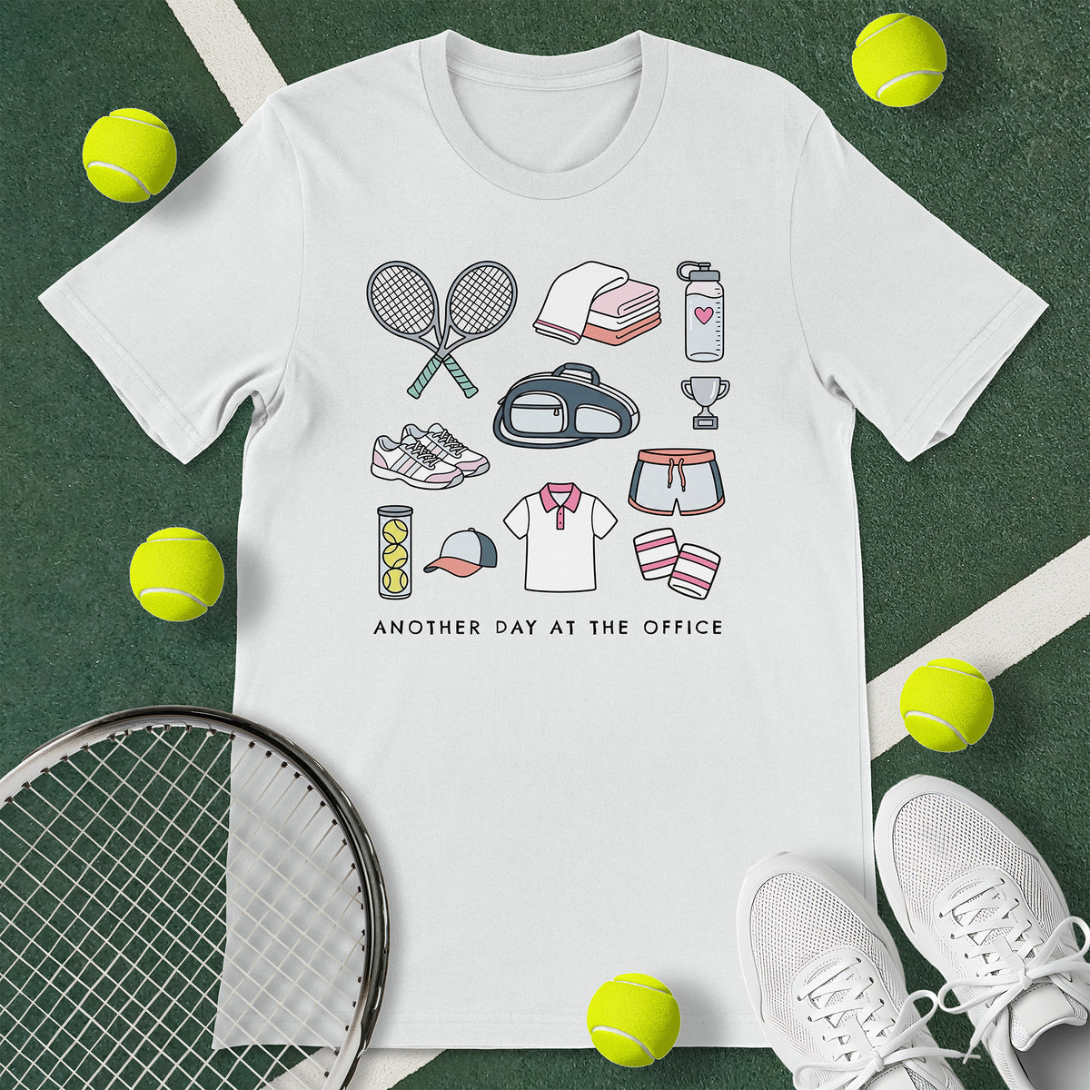 Another Day In The Office Women Tennis T-Shirt