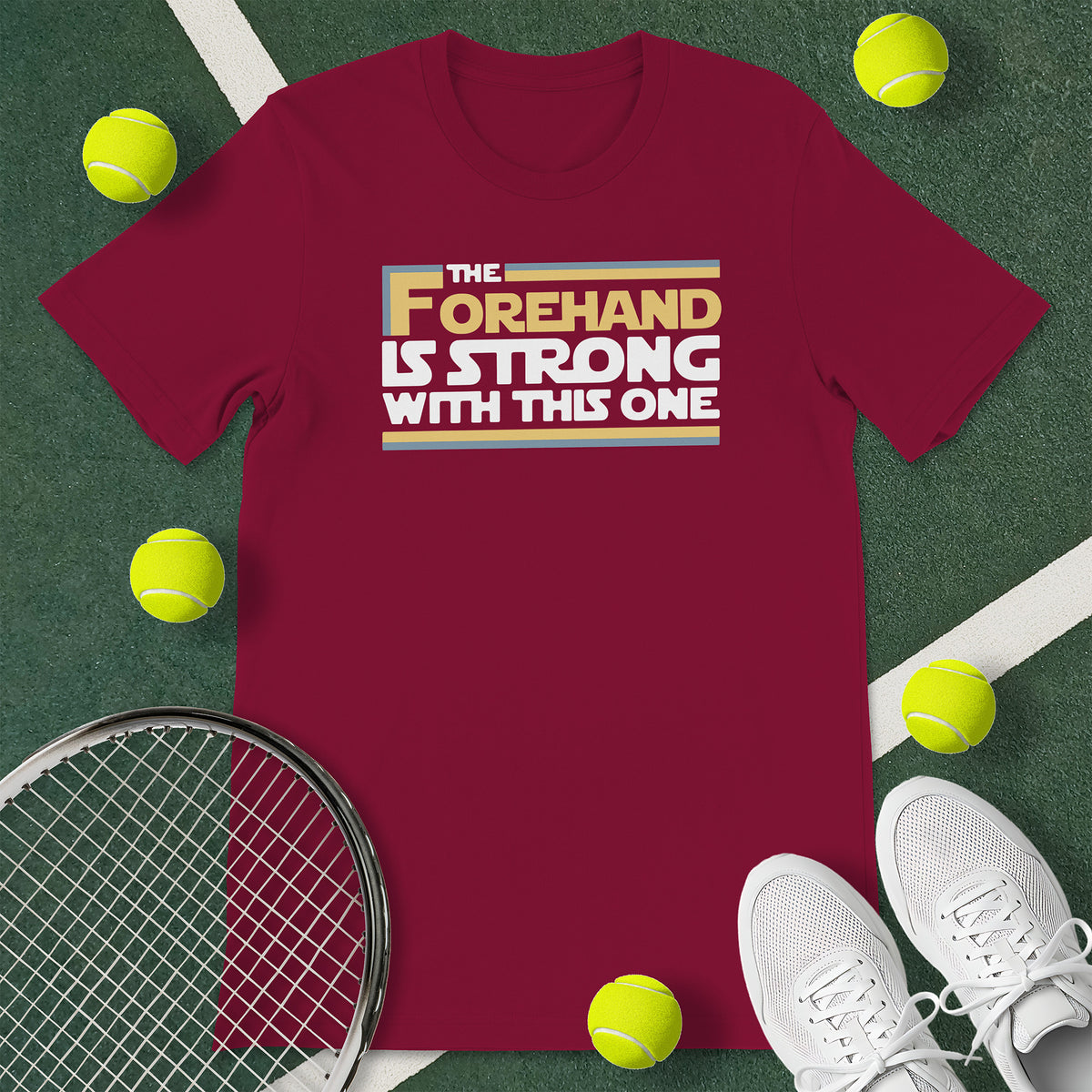 Forehand Strong Tennis T-Shirt