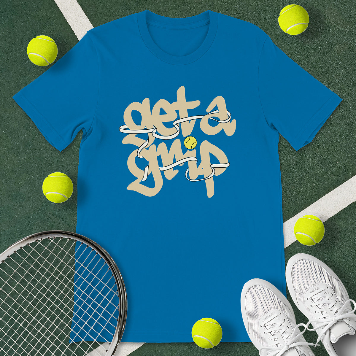 Get A Grip Tennis T-Shirt