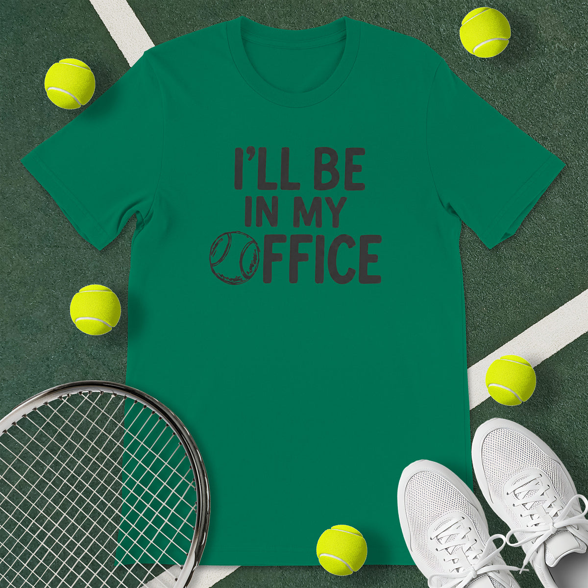 In My Office Tennis T-Shirt