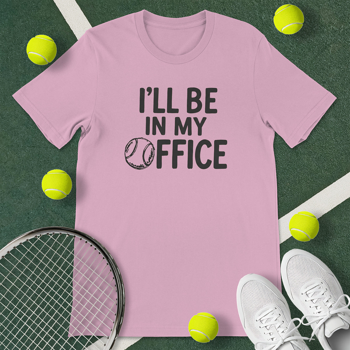In My Office Tennis T-Shirt