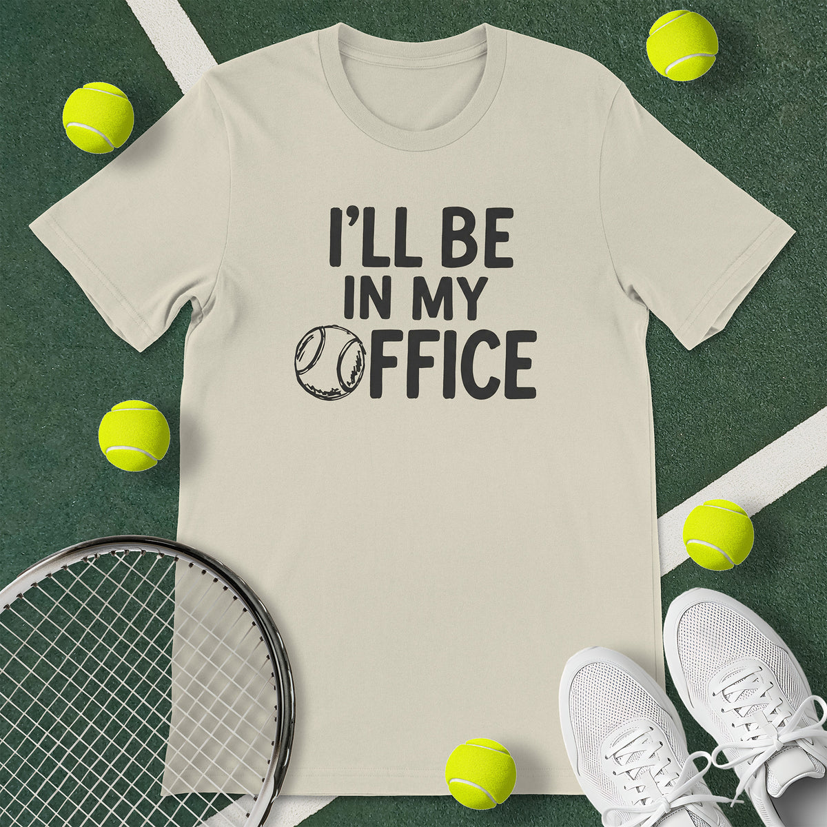 In My Office Tennis T-Shirt