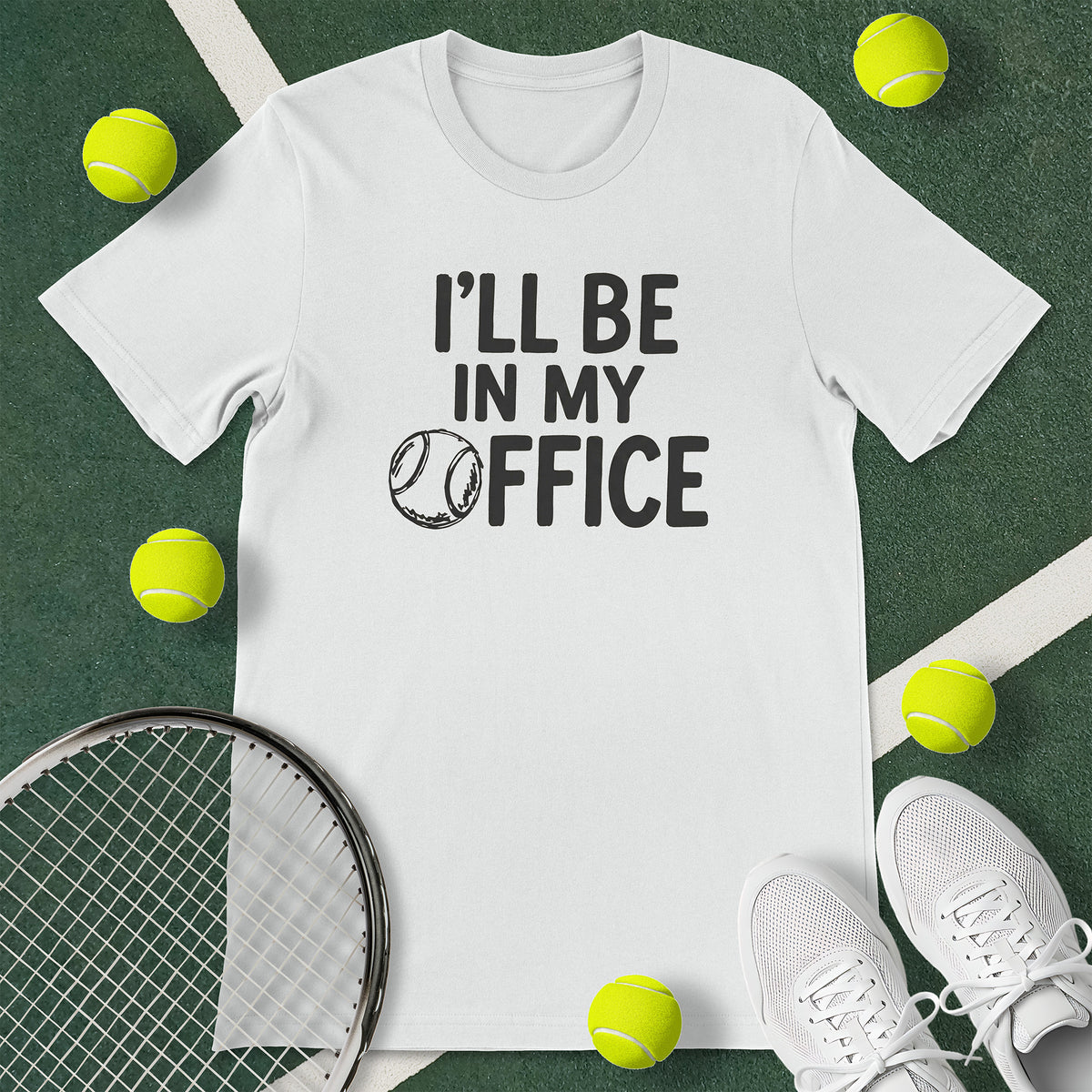 In My Office Tennis T-Shirt