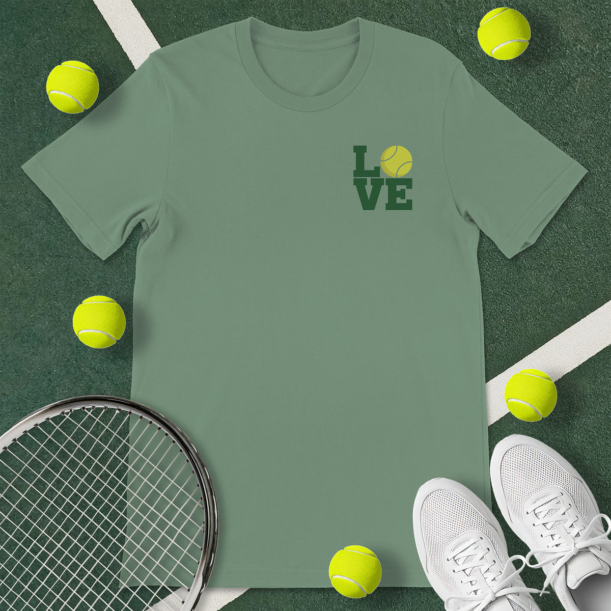 Love Square Tennis T-Shirt