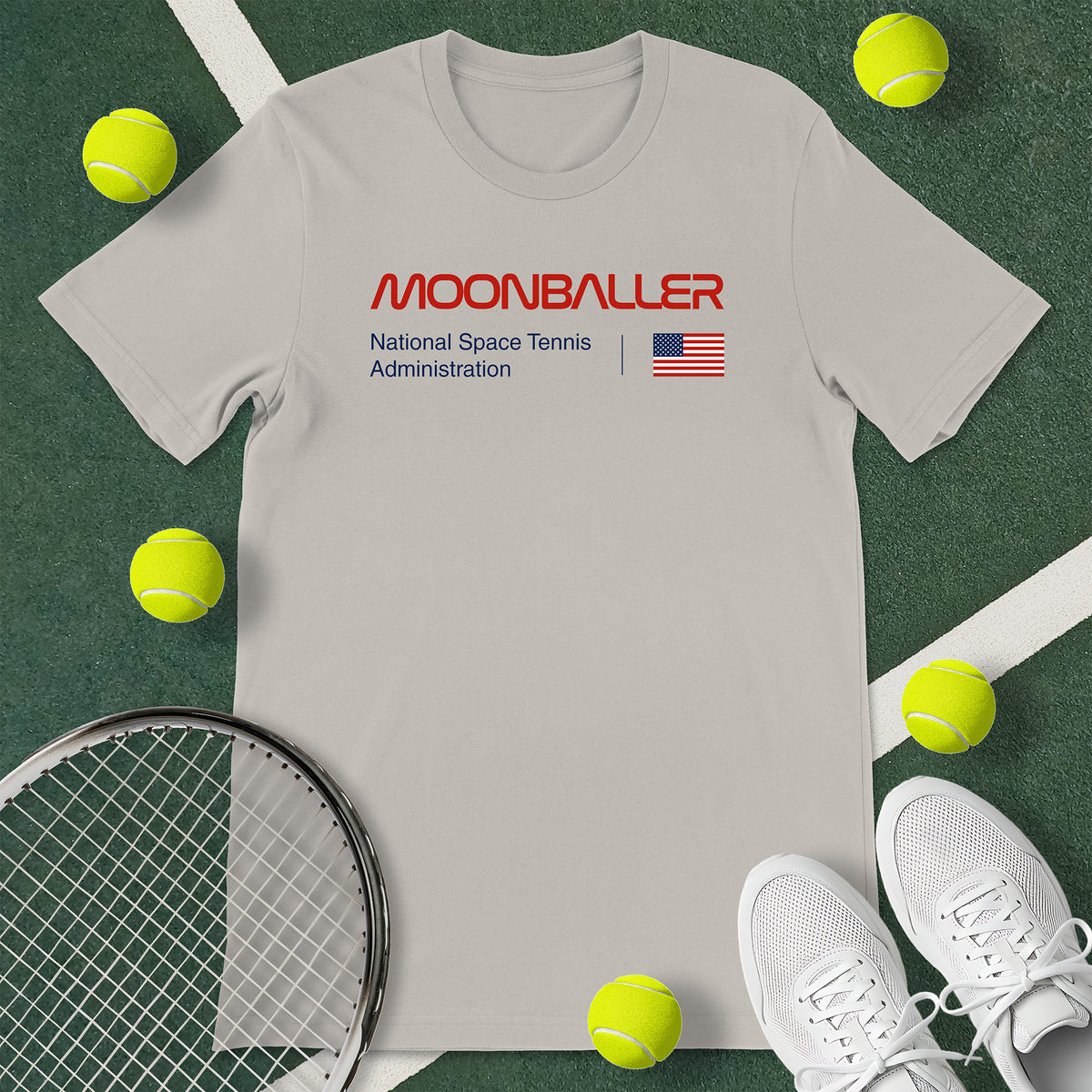 Moonballer USA Tennis T-Shirt