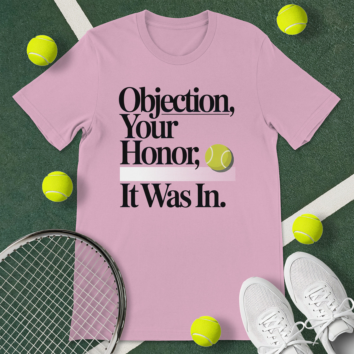 Objection Tennis T-Shirt