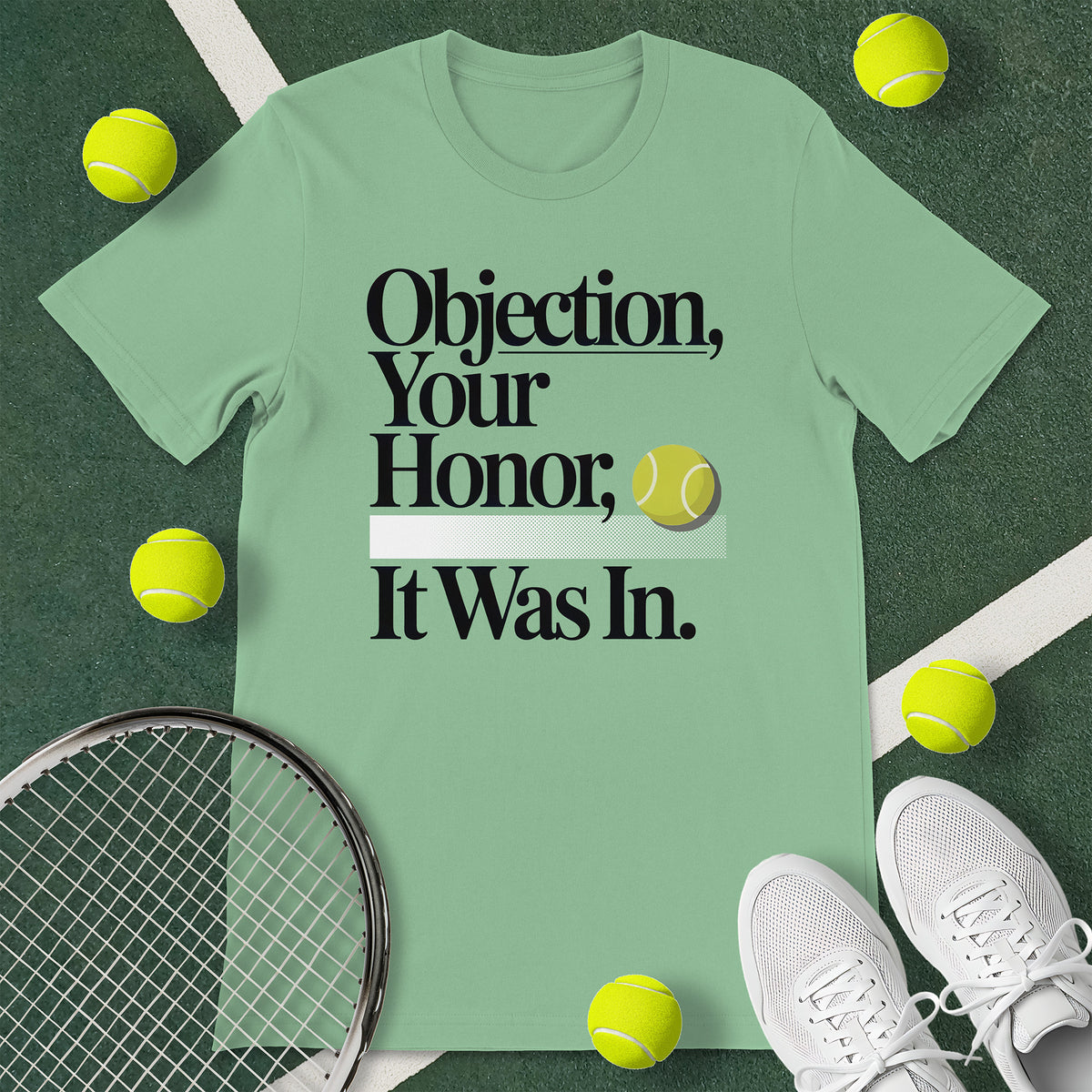 Objection Tennis T-Shirt