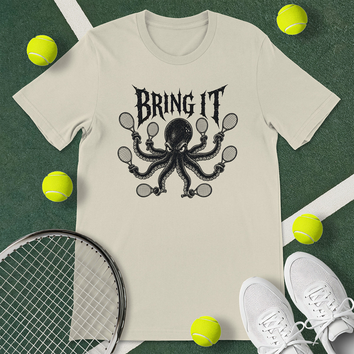 Octopus Tennis T-Shirt