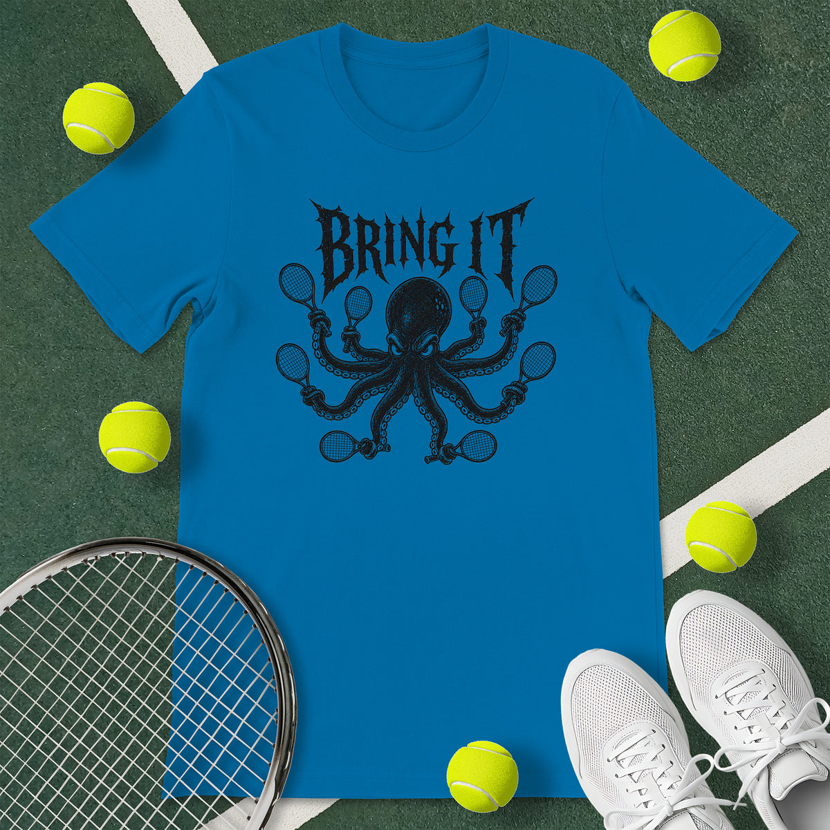 Octopus Tennis T-Shirt