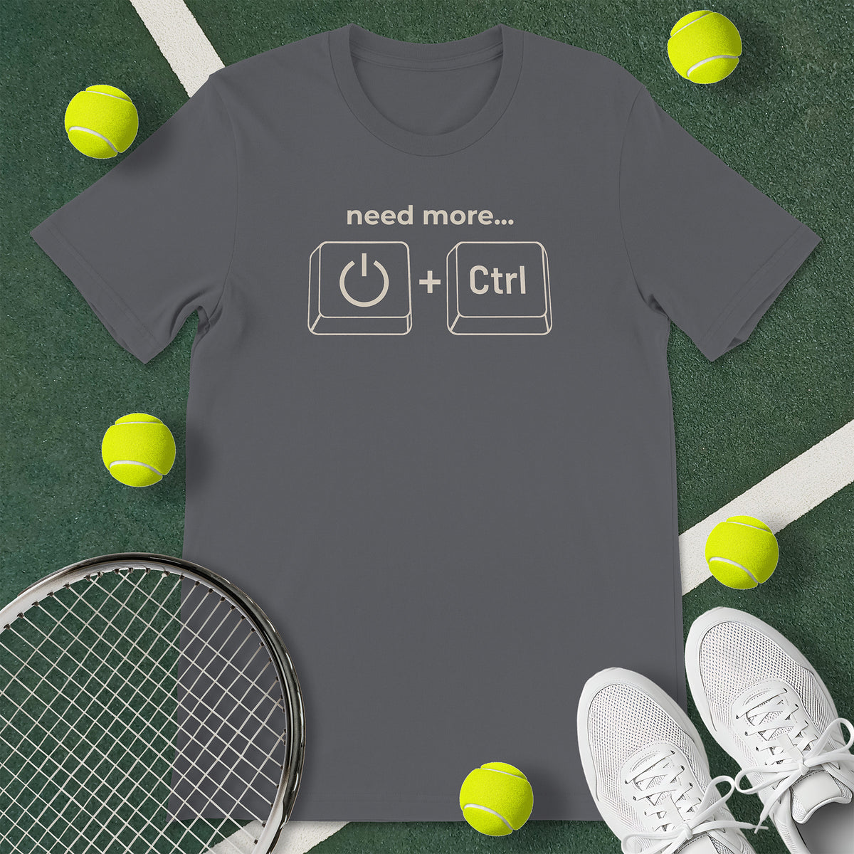 Need Power & Control Tennis T-Shirt