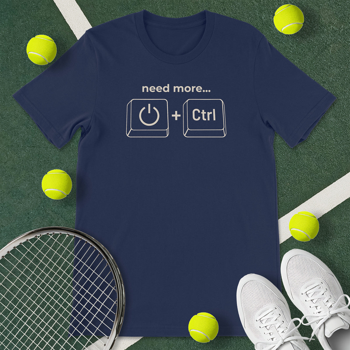 Need Power & Control Tennis T-Shirt