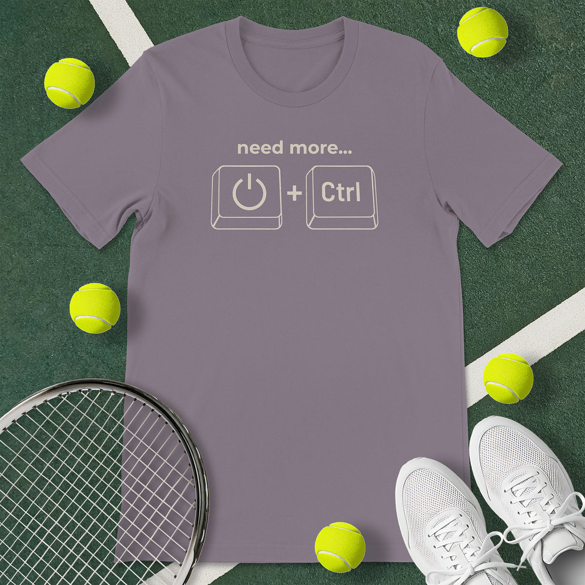 Need Power & Control Tennis T-Shirt