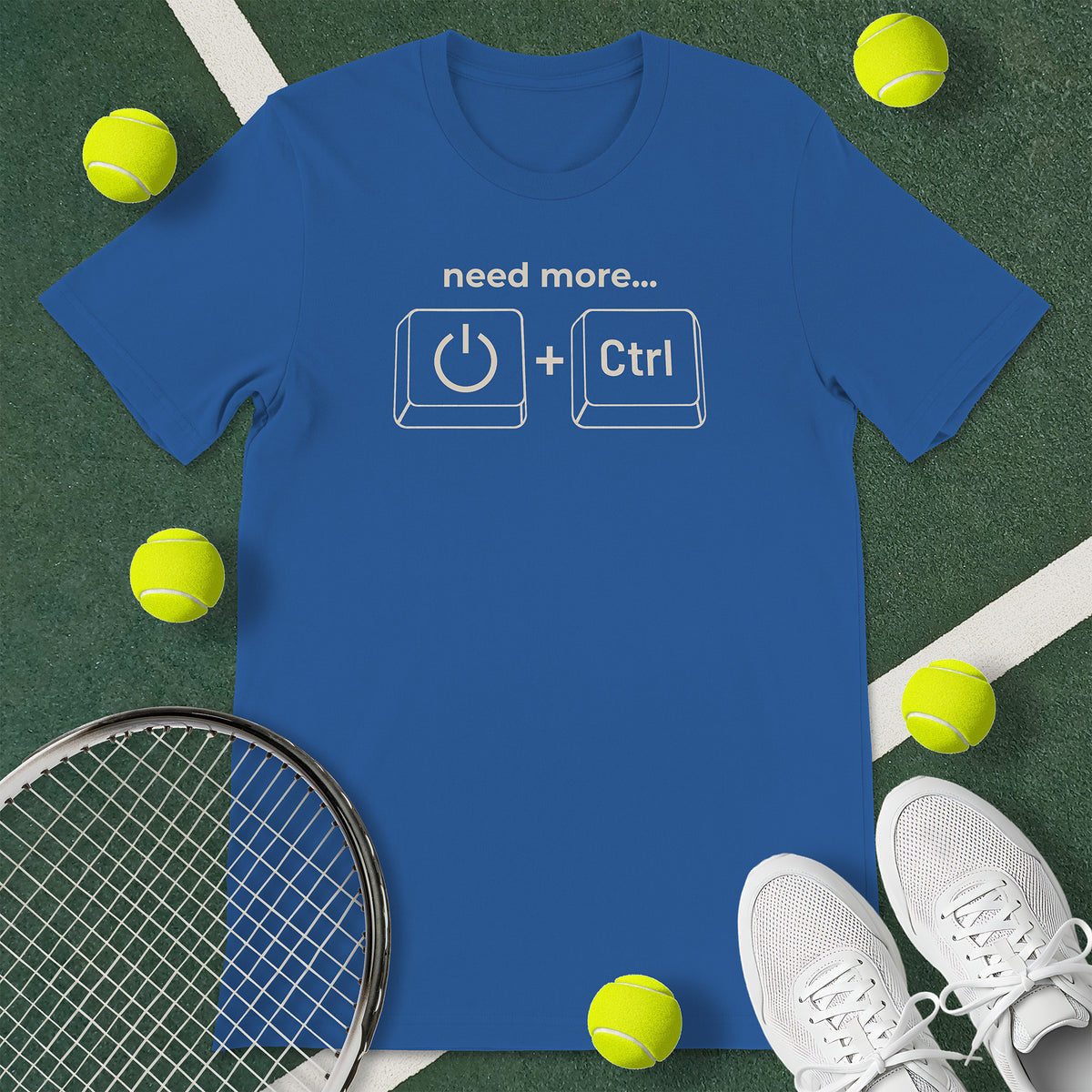 Need Power & Control Tennis T-Shirt