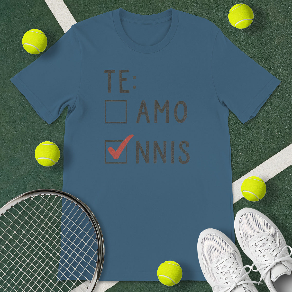Te Amo Tennis T-Shirt